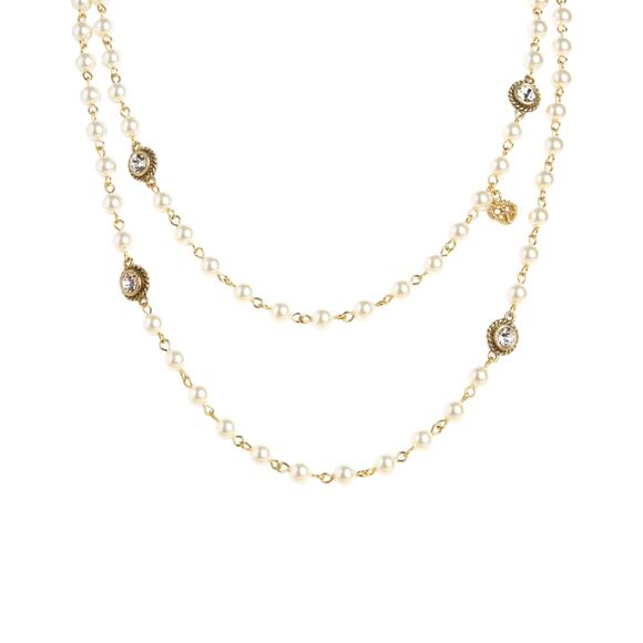 Virgins Saints & Angels Jewelry - VIRGINS SAINTS & ANGELS VSA Wrap 6mm Pearl Cream & Gold